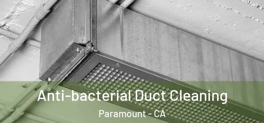 Anti-bacterial Duct Cleaning Paramount - CA